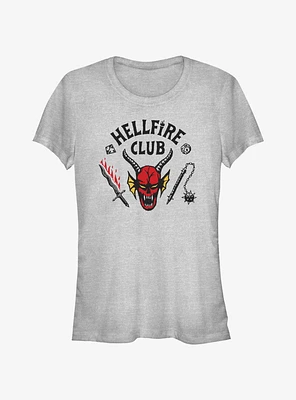 Stranger Things Hellfire Club Logo Girls T-Shirt