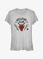 Stranger Things Hellfire Club Logo Girls T-Shirt