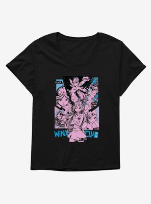 Winx Club Comic Fairies Womens T-Shirt Plus