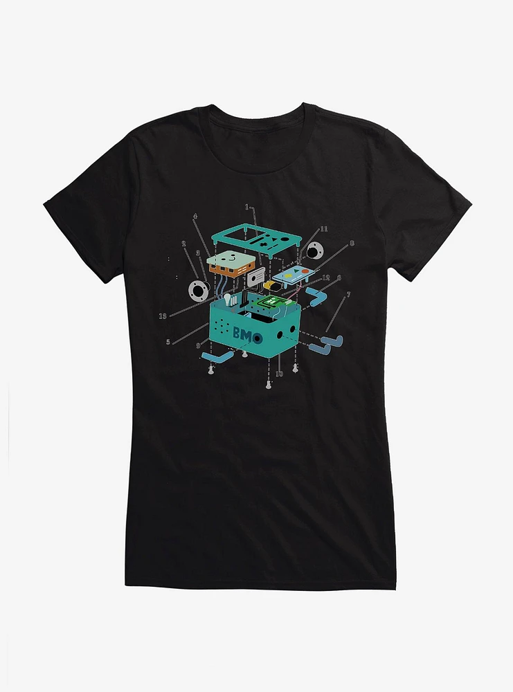 Adventure Time BMO Manual Girls T-Shirt