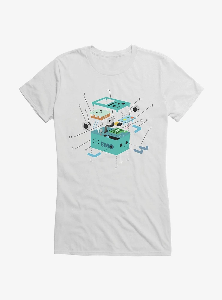 Adventure Time BMO Manual Girls T-Shirt