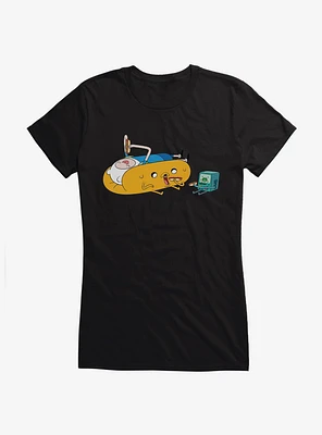 Adventure Time Hot Dogs Girls T-Shirt