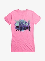 Adventure Time Upside Down Shadows Girls T-Shirt