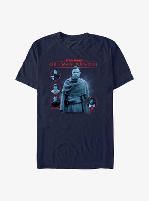 Star Wars Obi-Wan Kenobi Character Circles T-Shirt