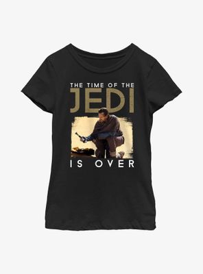 Star Wars Obi-Wan Kenobi Time Of The Jedi Is Over Youth Girls T-Shirt