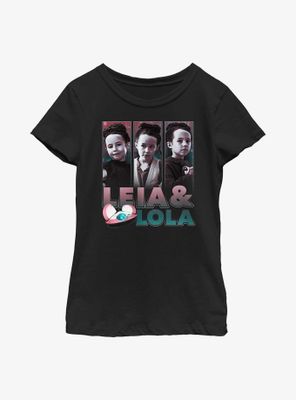 Star Wars Obi-Wan Kenobi Leia & Lola Panels Youth Girls T-Shirt