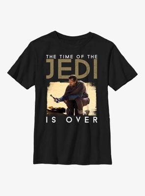 Star Wars Obi-Wan Kenobi Time Of The Jedi Is Over Youth T-Shirt