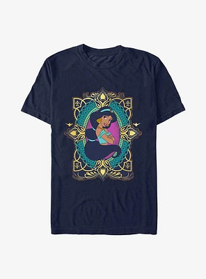 Disney Aladdin Jasmine Badge 30th Anniversary T-Shirt