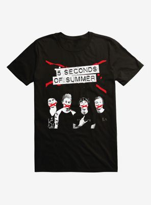 5 Seconds Of Summer Band Photo T-Shirt