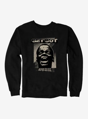 Get Out Screaming Face Sweatshirt
