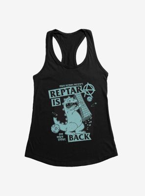 Rugrats Punk Poster Reptar Is Back Womens Tank Top