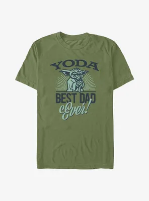 Star Wars Yoda Best Dad Ever T-Shirt