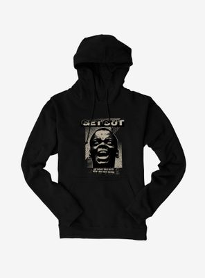 Get Out Screaming Face Hoodie