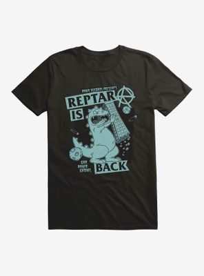 Rugrats Punk Poster Reptar Is Back T-Shirt