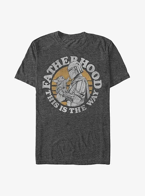 Star Wars The Mandalorian Father's Day Father Time T-Shirt