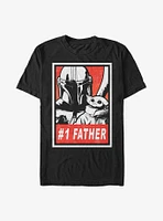 Star Wars The Mandalorian Father's Day Galaxy Dad T-Shirt