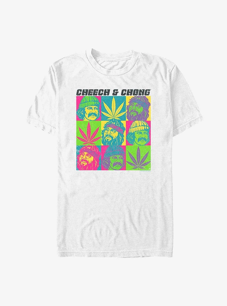 Cheech And Chong Colored Squares Boxup T-Shirt