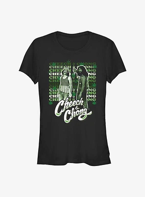 Cheech And Chong High Stack Girls T-Shirt