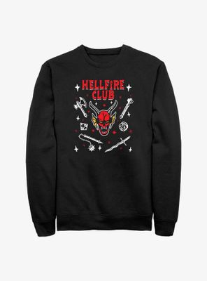Stranger Things Textbook Hellfire Club Sweatshirt
