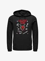 Stranger Things Textbook Hellfire Club Hoodie