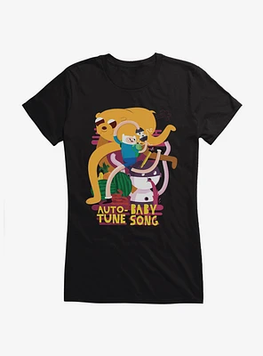 Adventure Time Auto-Tune Baby Song Girls T-Shirt