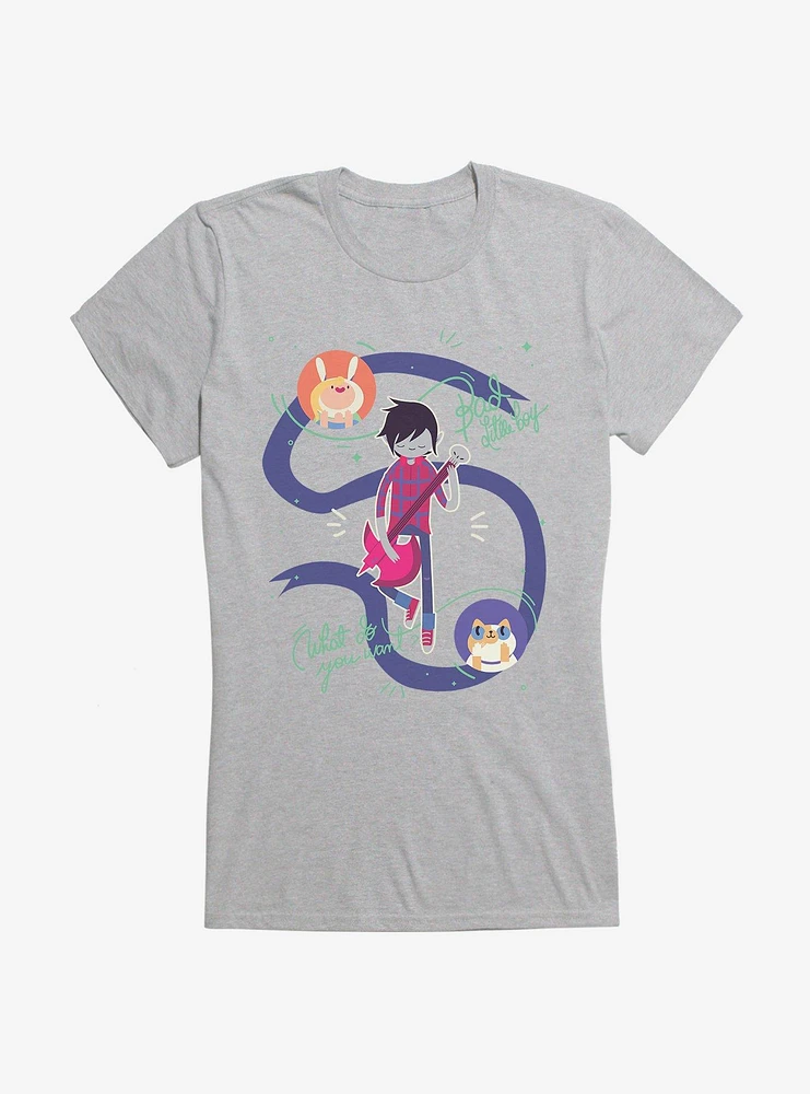 Adventure Time Marshall Lee Guitar Girls T-Shirt