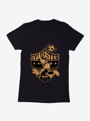 Looney Tunes Sylvester Football Bronze Womens T-Shirt