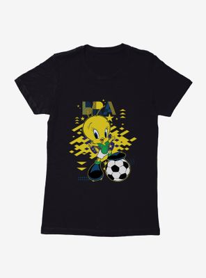 Looney Tunes Tweety Football Brazil Womens T-Shirt