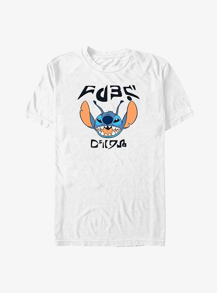 Disney Lilo And Stitch Tiger Crawl Front T-Shirt