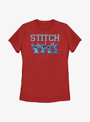 Disney Lilo And Stitch Happy Womens T-Shirt