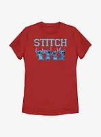 Disney Lilo And Stitch Happy Womens T-Shirt
