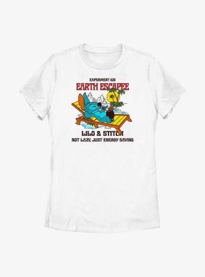Disney Lilo And Stitch Lazy Back Womens T-Shirt