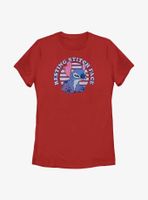 Disney Lilo And Stitch Face Womens T-Shirt