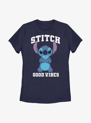 Disney Lilo And Stitch Good Vibes Womens T-Shirt