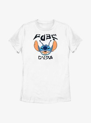 Disney Lilo And Stitch Tiger Crawl Front Womens T-Shirt