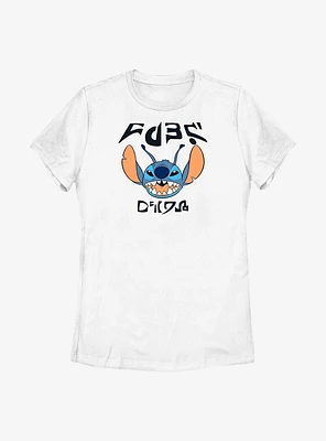 Disney Lilo And Stitch Tiger Crawl Front Womens T-Shirt