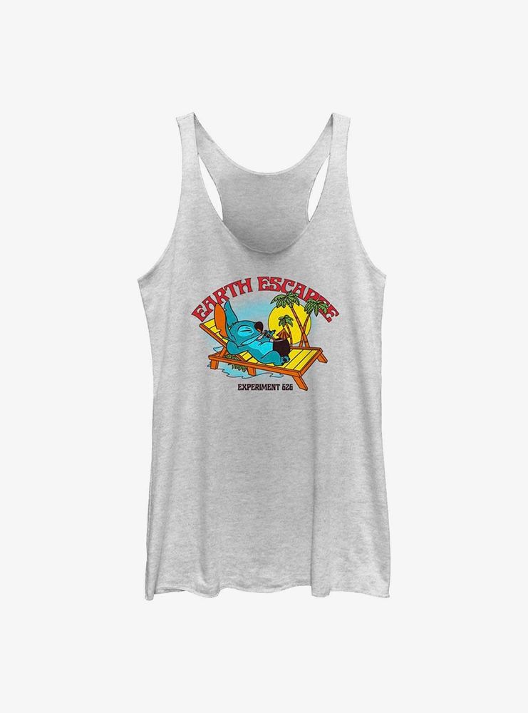 Disney Lilo And Stitch Lazy Womens Tank Top