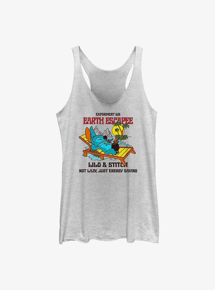 Disney Lilo And Stitch Lazy Back Womens Tank Top