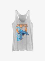 Disney Lilo And Stitch Tiger Crawl Back Womens Tank Top