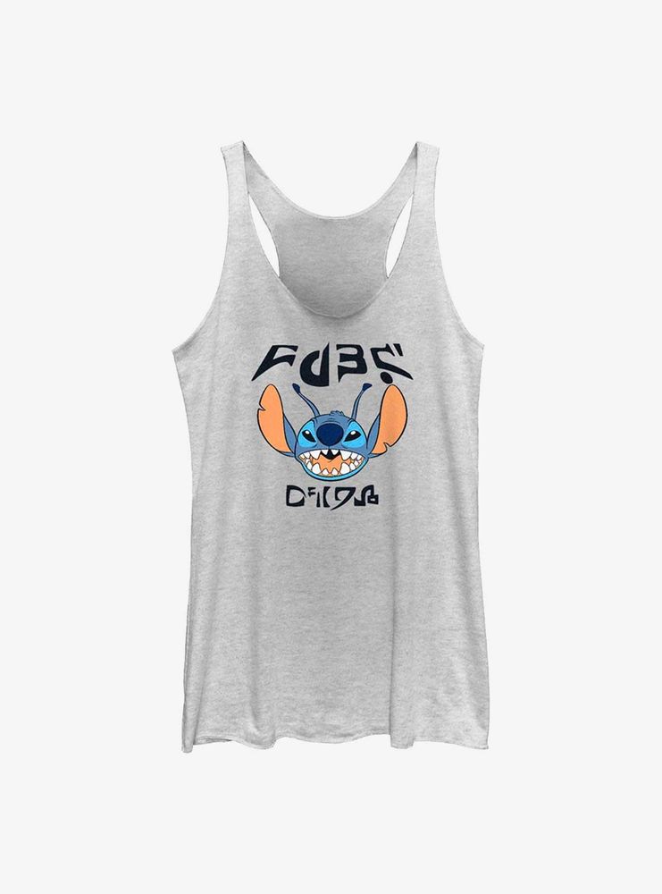 Disney Lilo And Stitch Tiger Crawl Front Womens Tank Top