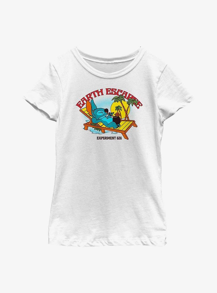 Disney Lilo And Stitch Lazy Youth Girls T-Shirt