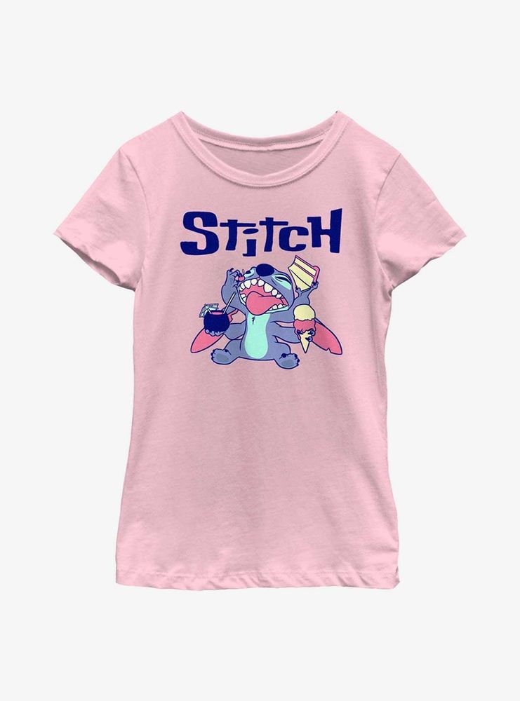 Disney Lilo And Stitch Eat Youth Girls T-Shirt