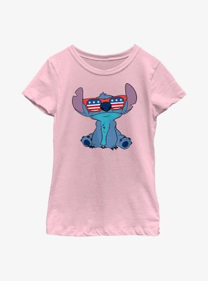 Disney Lilo And Stitch Sunglasses Youth Girls T-Shirt
