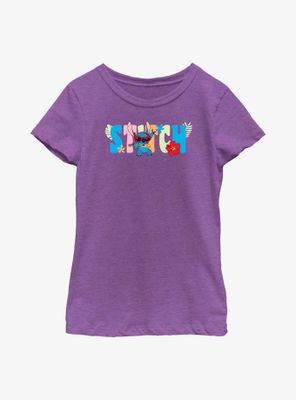 Disney Lilo And Stitch Tropic Shades Youth Girls T-Shirt