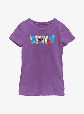 Disney Lilo And Stitch Tropic Shades Youth Girls T-Shirt
