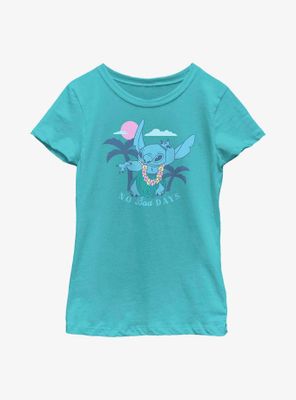 Disney Lilo And Stitch No Bad Days Youth Girls T-Shirt