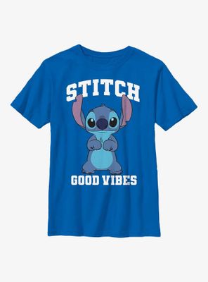 Disney Lilo And Stitch Good Vibes Youth T-Shirt