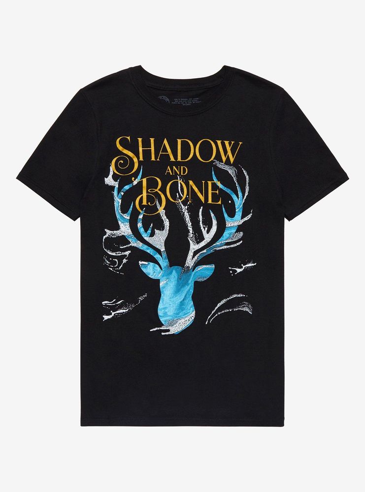 Shadow And Bone Boyfriend Fit Girls T-Shirt