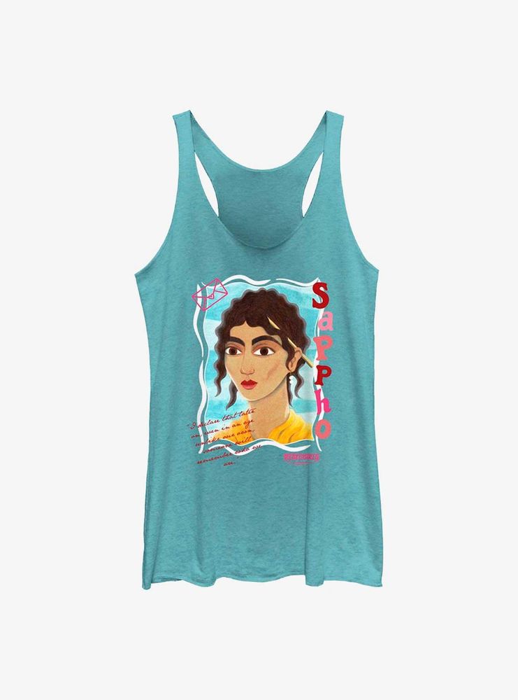 Rebel Girls Poet Sappho Womens Tank Top