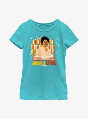 Rebel Girls Audre Lorde Portrait Youth T-Shirt